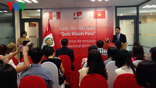 Concurso de ensayo sobre Perú en Vietnam para mejor entendimiento mutuo entre ambos países