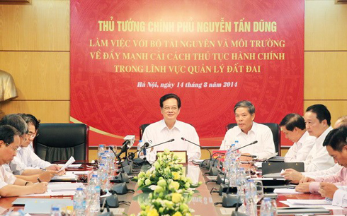 Exhorta Vietnam la implementación eficiente de nueva Ley de Tierra