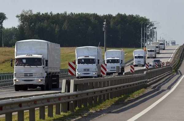 Rusia confirma salida de Ucrania de su convoy humanitario