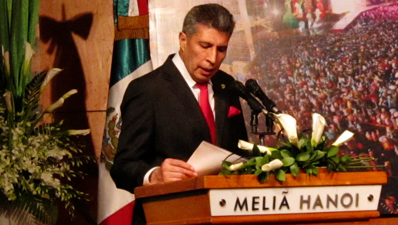 Aniversario 204 de Independencia de México en Vietnam – reiterada amistad tradicional