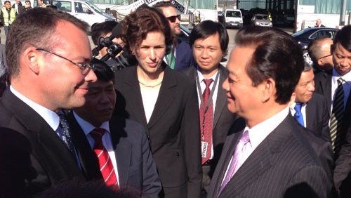 Prosigue en Alemania primer ministro vietnamita gira europea