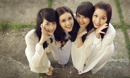 Mujeres vietnamitas en composiciones musicales modernas