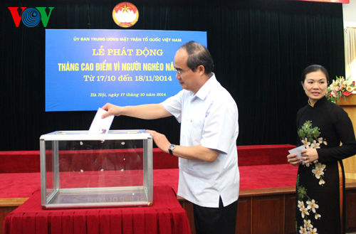 Lanza Vietnam el mes de acción por los pobres 2014