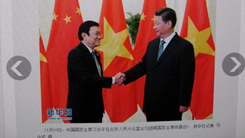 Periódicos chinos publican actividades destacadas del presidente de Vietnam en APEC 22