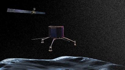 Robot espacial Philae aterriza en cometa en búsqueda de origen de la  vida