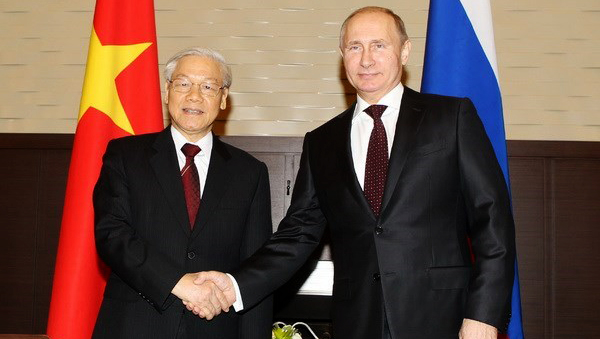 Declaración conjunta entre Vietnam y Rusia sobre relaciones de socios estratégicos