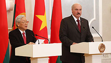 Vietnam pretende intensificar su plena cooperación con Bielorrusia