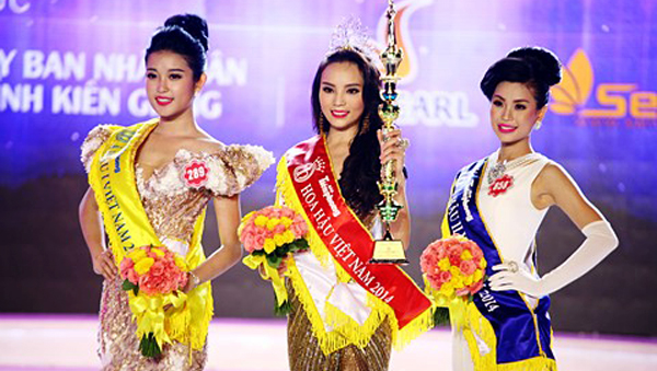 Nguyen Cao Ky Duyen se convirtió en la Miss Vietnam 2014