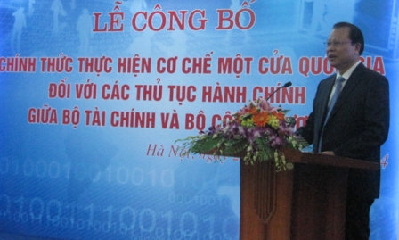 Aplican en Vietnam única ventanilla en procedimientos del sector financiero y comercial