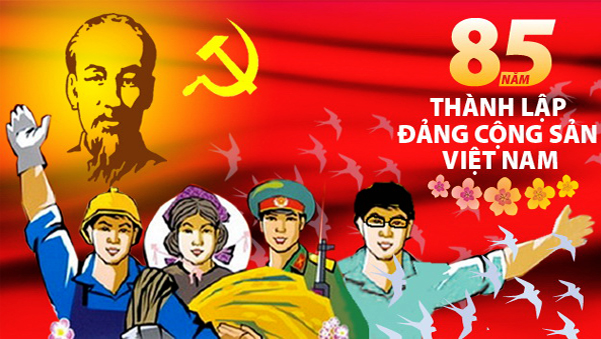 Mensajes de felicitación por aniversario 85 del Partido Comunista de Vietnam