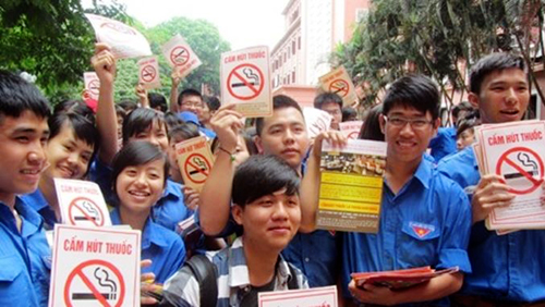 Sector educativo de Vietnam en respuesta al Día Mundial Sin Tabaco