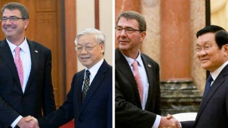 Líderes vietnamitas reciben al Secretario de Defensa de Estados Unidos