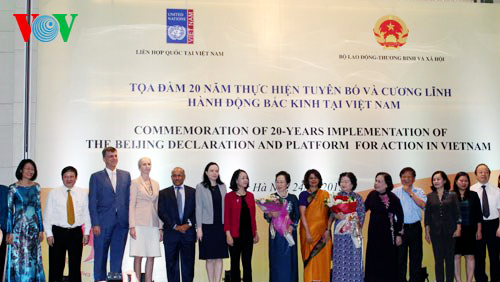 Celebra Vietnam 20 años del cumplimiento de Declaración y Plataforma de Acción de Beijing