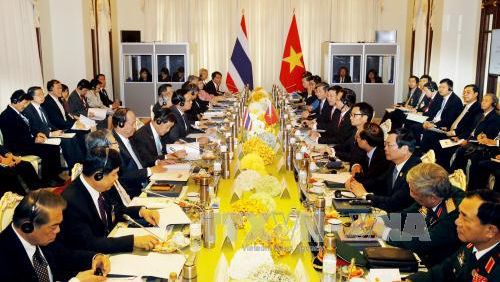 Realizan gobernantes de Vietnam y Tailandia conversaciones oficiales y reunión conjunta de gabinete