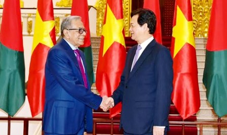 Dirigentes vietnamitas sostienen encuentros con presidente bangladesí