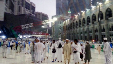 Más de 100 muertes por caída de grúa en La Meca