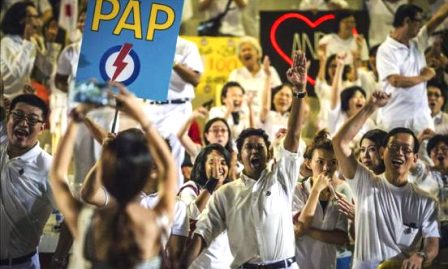 Abrumadora victoria del PAP en elecciones parlamentarias de Singapur
