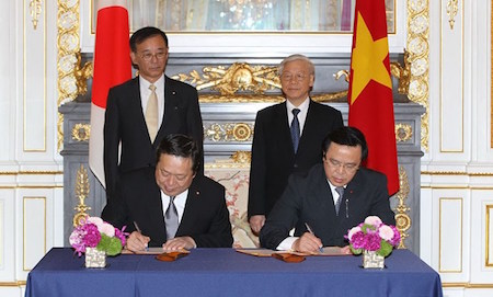 Actividades destacadas del líder partidista vietnamita en Japón