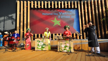 Día de Vietnam en exhibción de EXPO en Italia