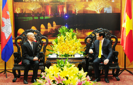 En Vietnam Rey camboyano