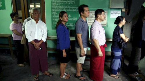 Myanmar comienza históricas elecciones generales