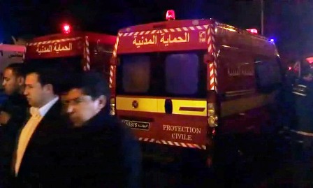 Manifestación en Túnez contra el terrorismo