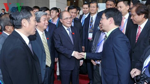 Presidente del Parlamento vietnamita recibe a Federación de Periodistas de ASEAN