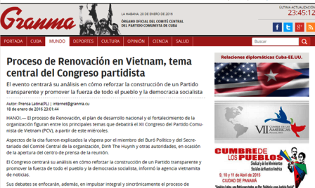 Amigos de América Latina aprecian avances de “Renovación” de Vietnam