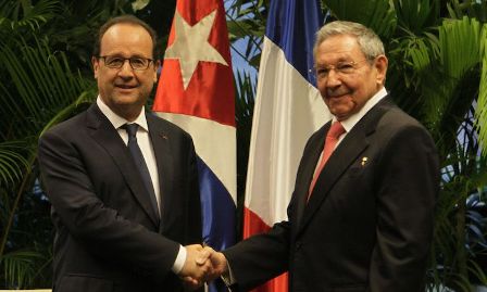 Visita presidente cubano Francia