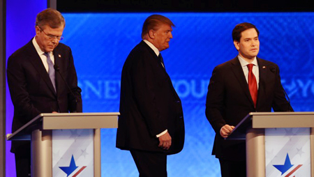 Candidatos republicanos comienzan VIII debate