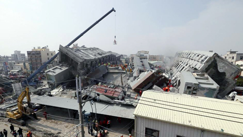 Sigue aumentando número de víctimas mortales del terremoto en Taiwán, China