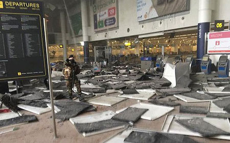 Al menos 30 muertos por explosiones en Bruselas