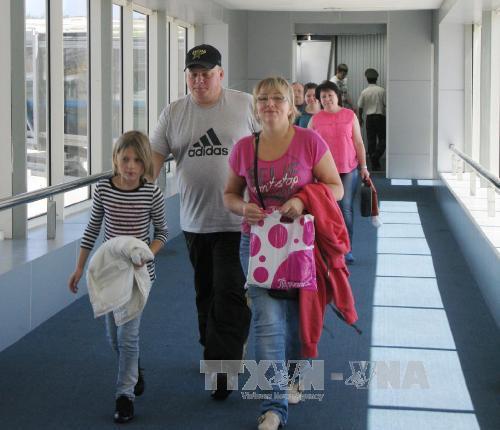 Incrementa la llegada de turistas rusos a Vietnam en el primer trimestre de 2016