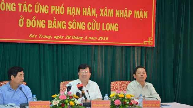 Provincias deltaicas de Mekong responden activamente a la sequía y salinización del suelo