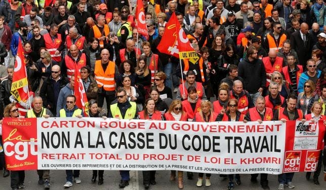 Francia se enfrenta a una nueva ola de manifestaciones por reformas laborales