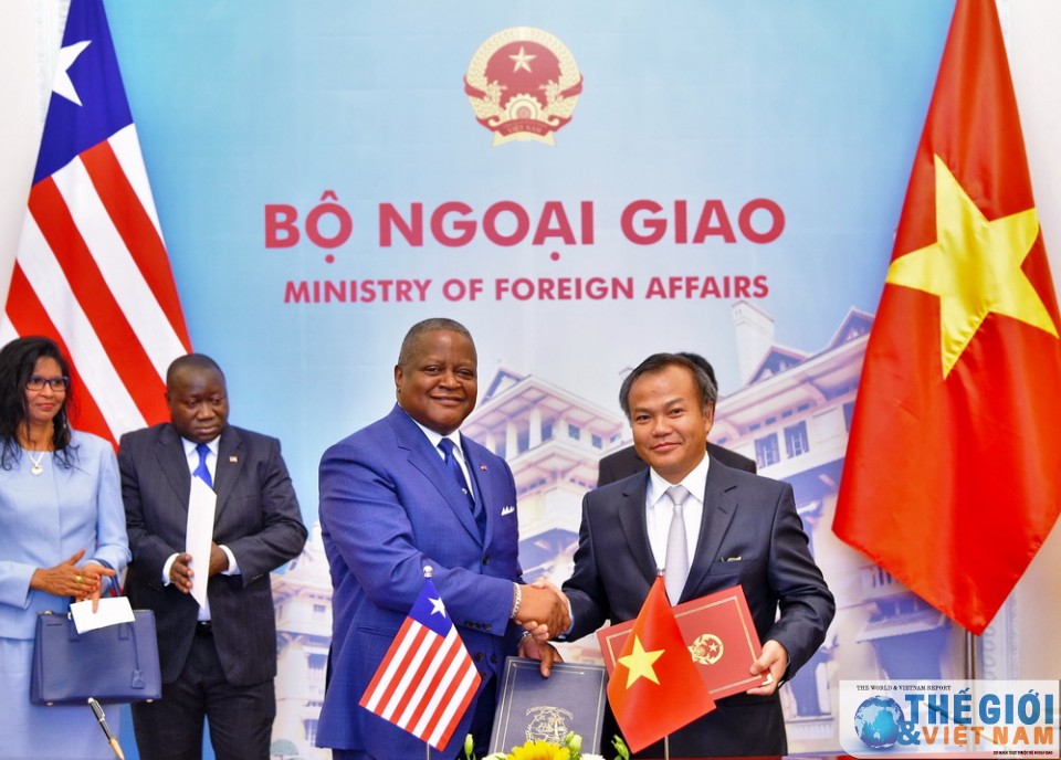 Establecen relaciones diplomáticas Vietnam-Liberia