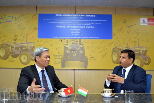 Corporación india Escorts busca oportunidad de negocios en Vietnam