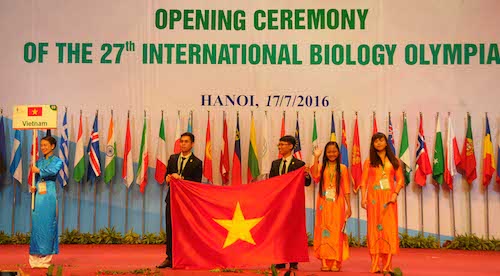Inauguran la Olimpiada Internacional de Biología en Vietnam