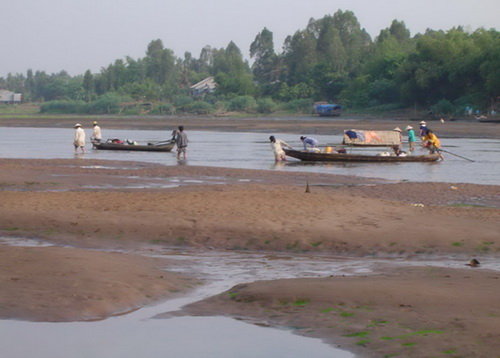 Agricultores en el delta del río Mekong se adaptan a temporada de sequía