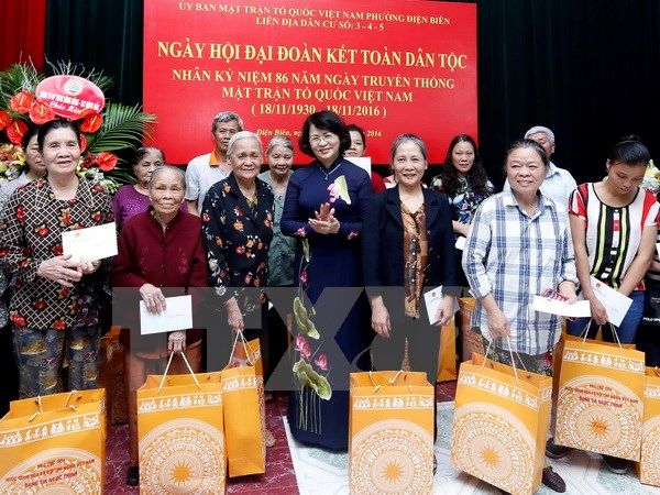 Vicepresidenta asiste al Festival de Unidad Nacional en Hanoi