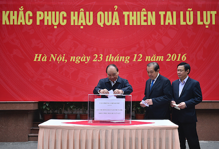 Realizan en Vietnam segunda recaudación para afectados por inundaciones