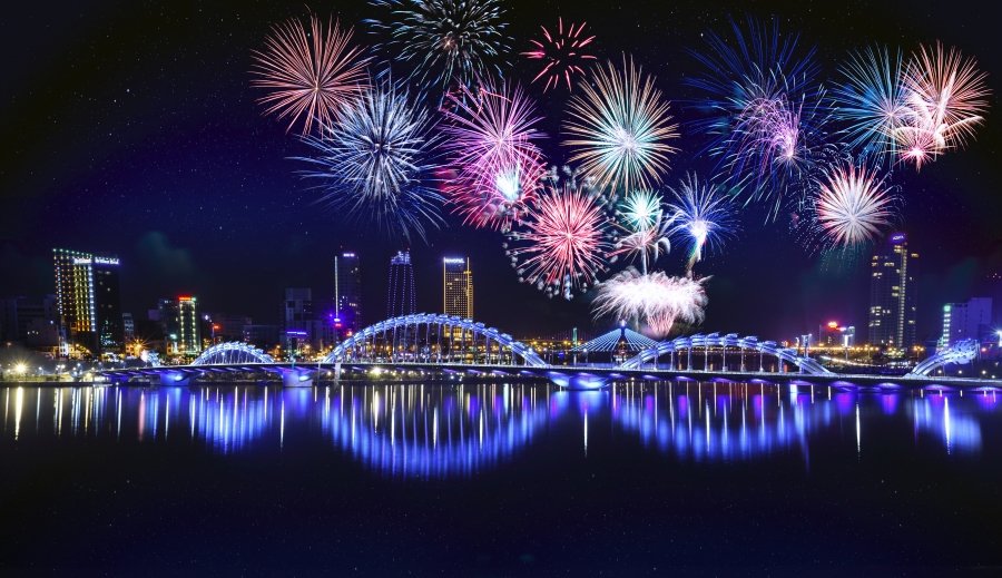 Inauguran Festival Internacional de Fuegos Artificiales de Da Nang 2019