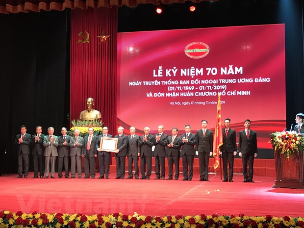 Departamento de Relaciones Exteriores del Partido Comunista de Vietnam celebra su fundación