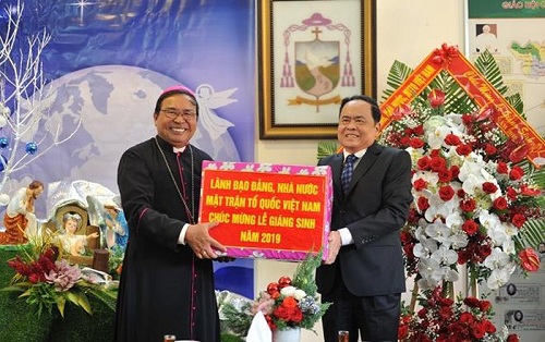Felicitan a dignatarios religiosos y creyentes católicos con motivo de la Navidad 2019