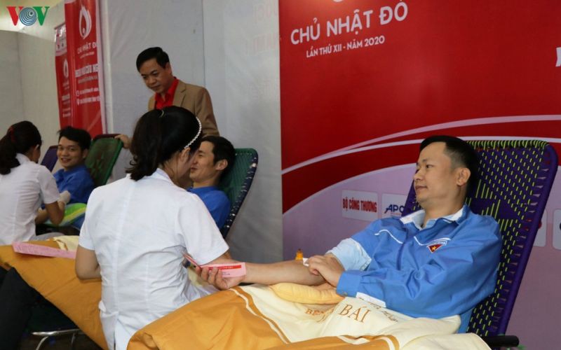 Donación de sangre se efectúa durante días feriados del Tet en Hanói