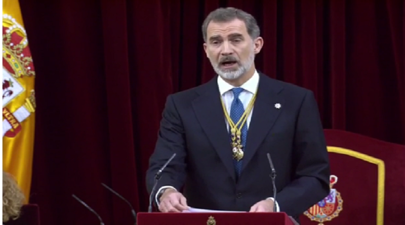 El rey de España inaugura XIV Legislatura en las Cortes