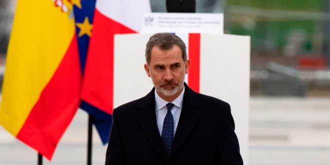 El rey de España Felipe VI renuncia a su herencia personal