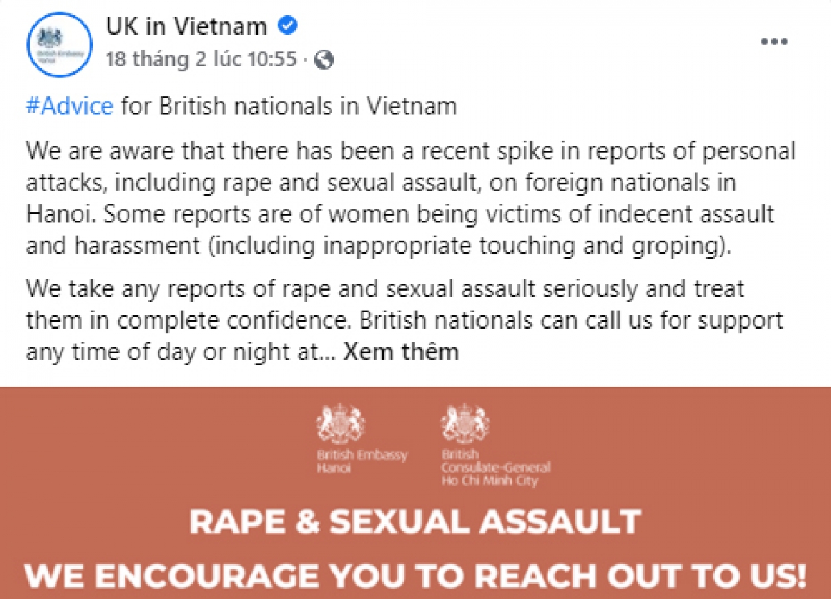 Vietnam promete investigar y tratar los actos en detrimento de los ciudadanos extranjeros