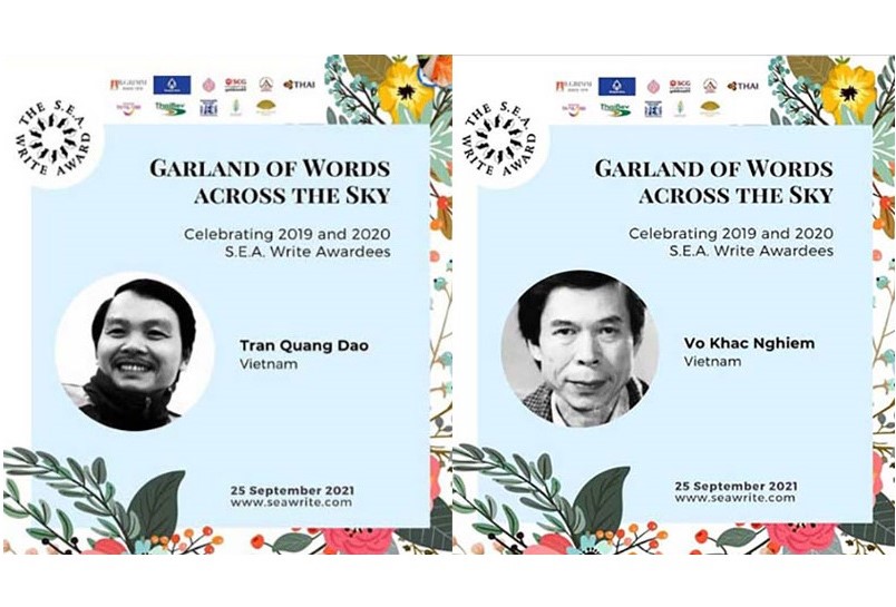 Dos escritores vietnamitas ganan premios de Literatura de la ASEAN