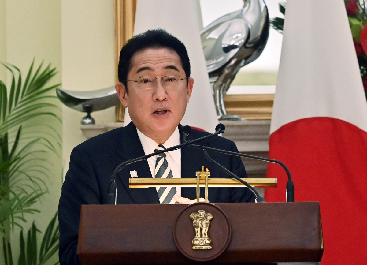 Primer ministro de Japón resalta visión del Indo-Pacífico libre y abierto en visita a la India